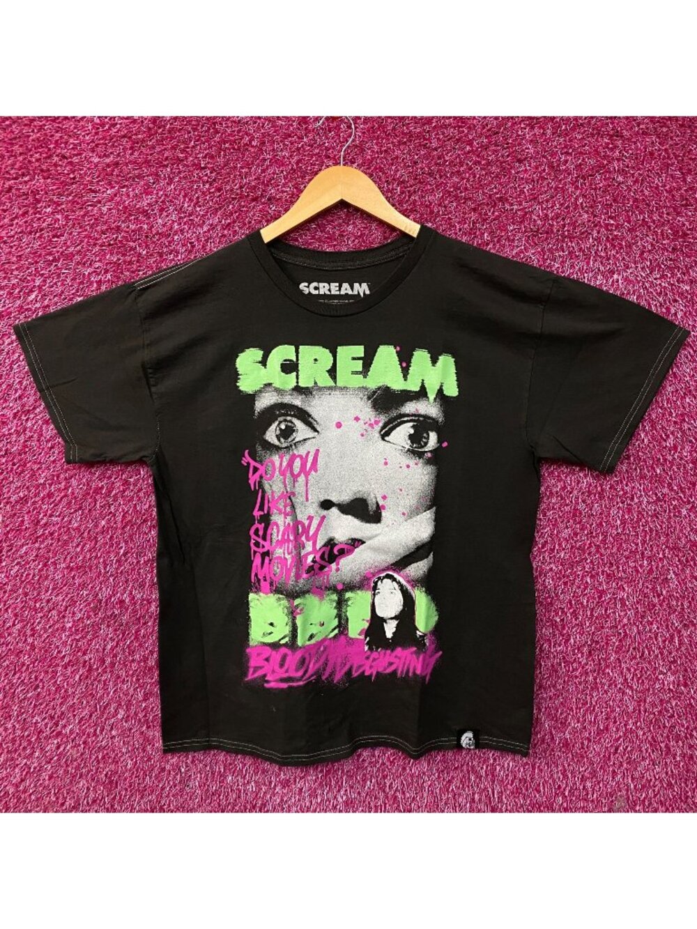 Scream x Bloody Disgusting Scary Movies Scream T-Shirt Large